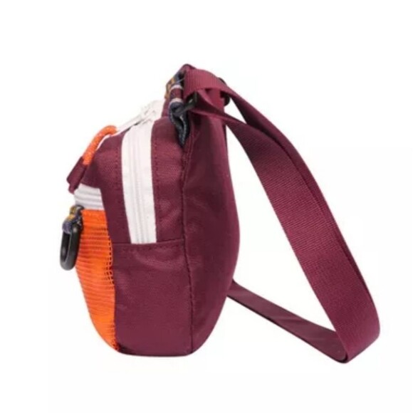KAVU Delray Beach Crossbody Bag Lightweight Mesh Beach Pack color berry divine - Picture 12 of 16
